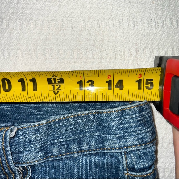 Brandy Melville Micro Mini Denim Skirt Medium Wash Blue Size Small Y2K J Galt - Picture 5 of 6